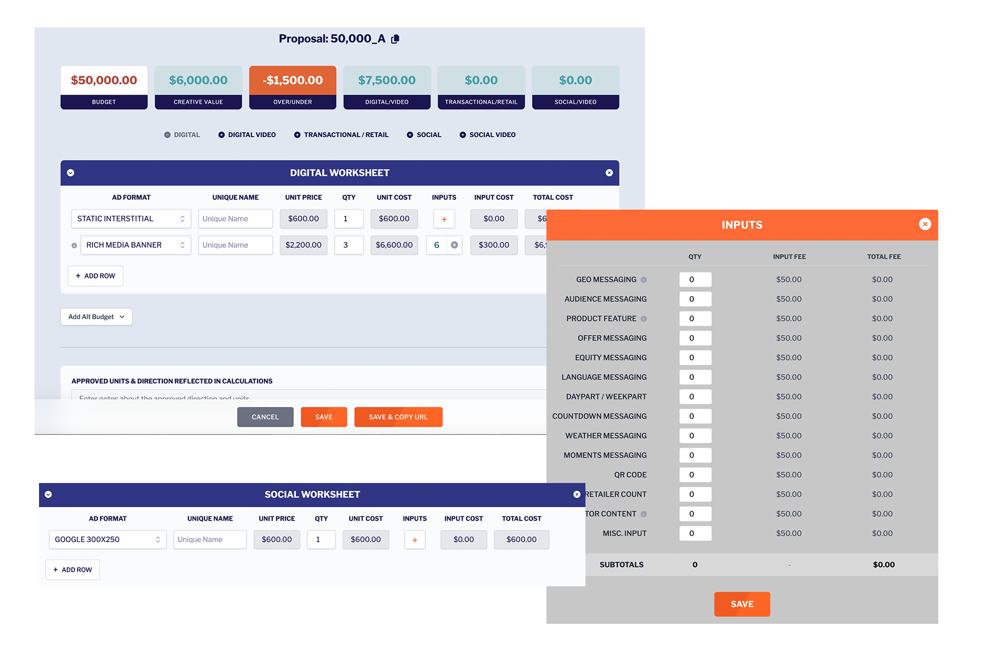 Creative Budget Calculator